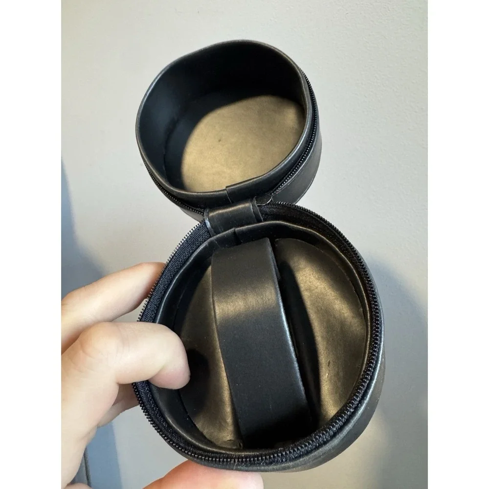 Watch Case Travel Storage Round Cylinder Shape With Fabric Interior
